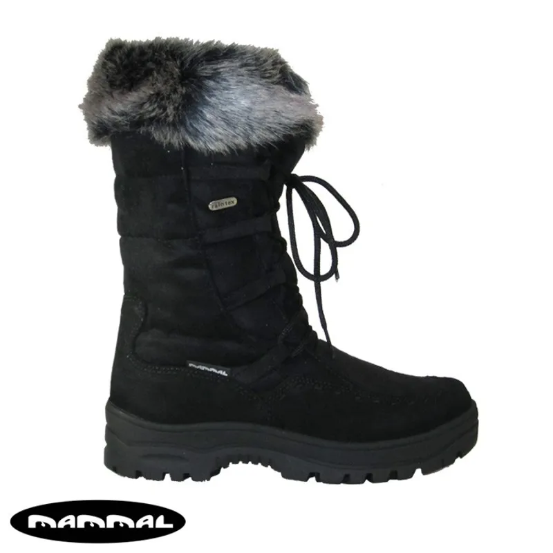 womens black snow boots uk