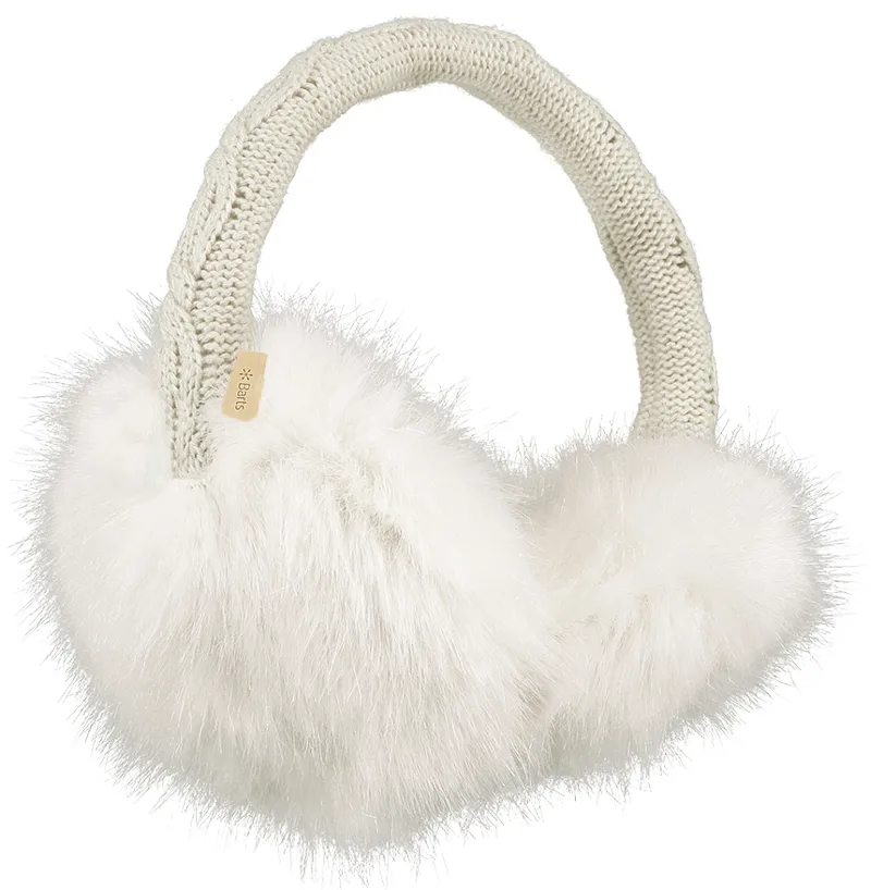 Barts Faux Fur Earmuffs White