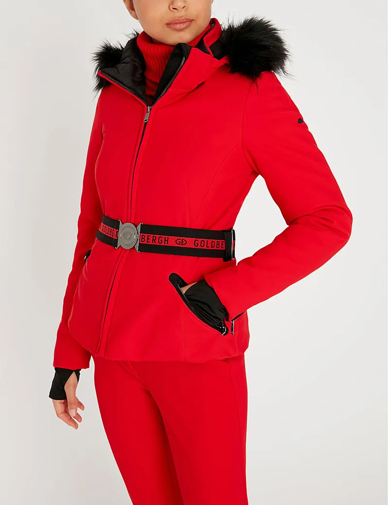 Goldbergh Hida Ladies Down Ski Jacket 2019 Poppy Red