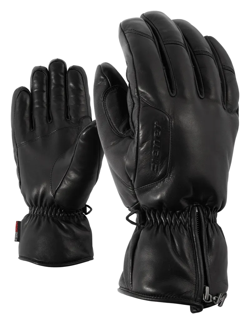 mens brown ski gloves