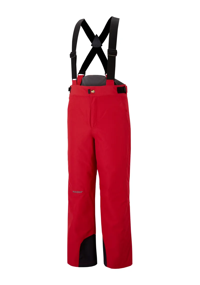 Ziener Ando Junior Ski Pant Red Pop