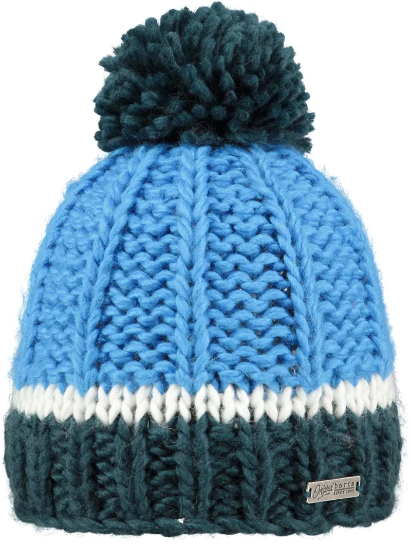 boys green bobble hat