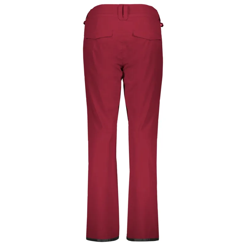 Scott Ultimate Dryo 20 Ladies insulated Ski Pants Mahogany Red