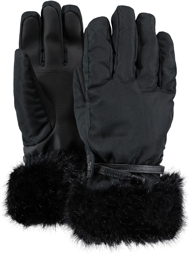 2020 Women's Ladies Barts Empire Ski Gloves Black size 8 waterproof 2826 