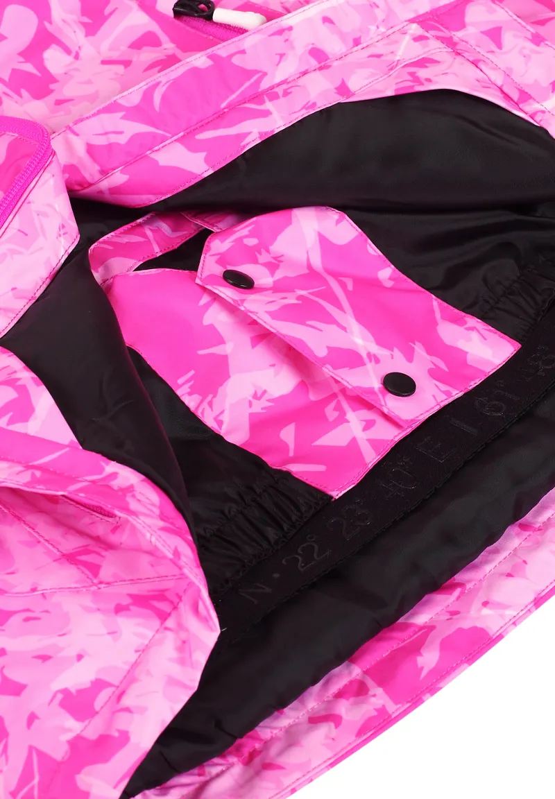 Reima Glow Girls Ski Snow Jacket Hot Pink