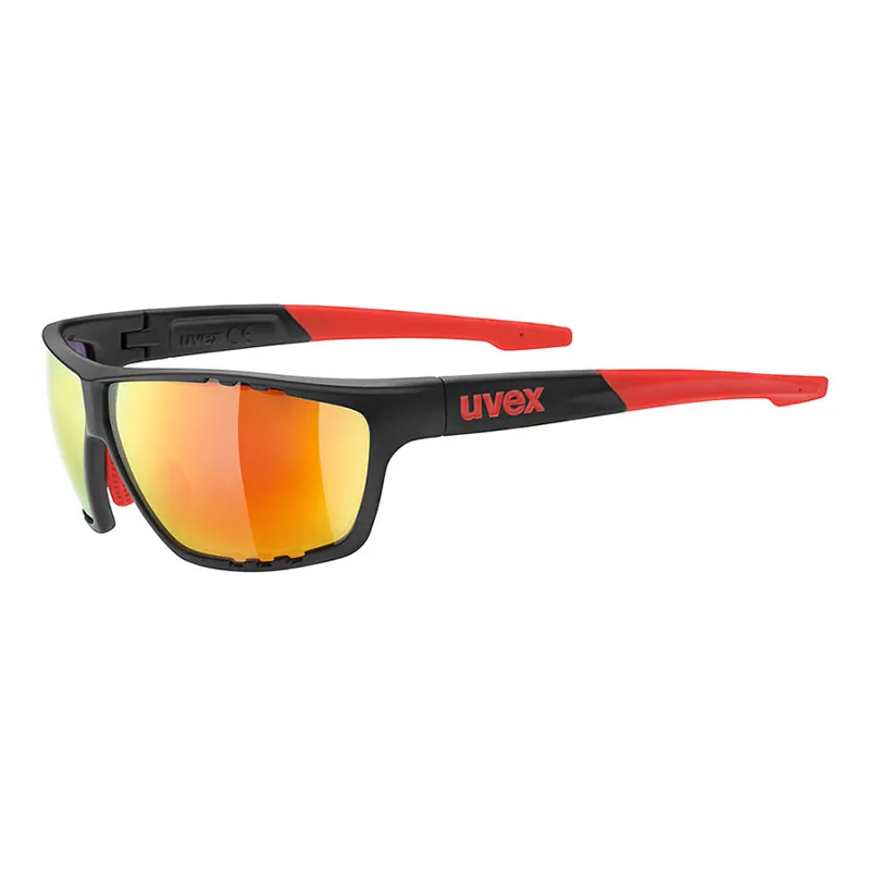 Uvex Sportstyle 706 Mens Sunglasses 2020 Anthracite Mat/ Mirror Red