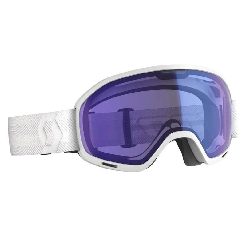 Scott Fix Ski Goggles 2020 White/ Illuminator Blue Chrome Lens