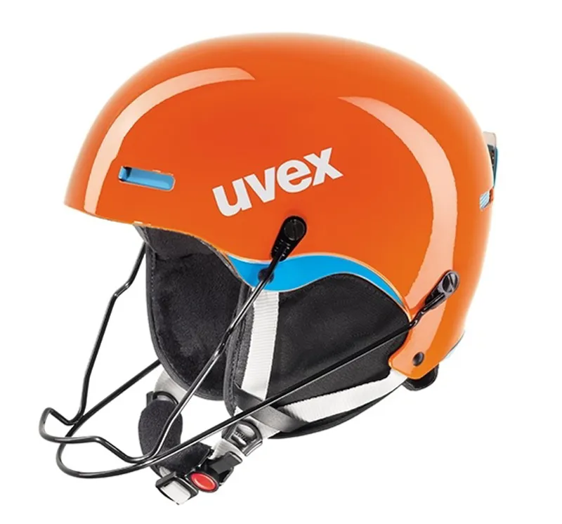 Uvex 5 Ski Race Helmet Orange/Blue Slalom helmet