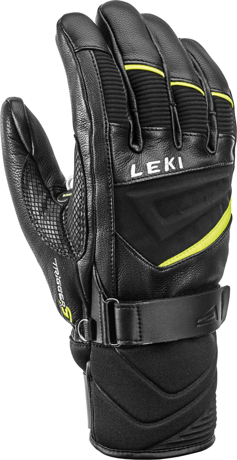 leather ski gloves for men