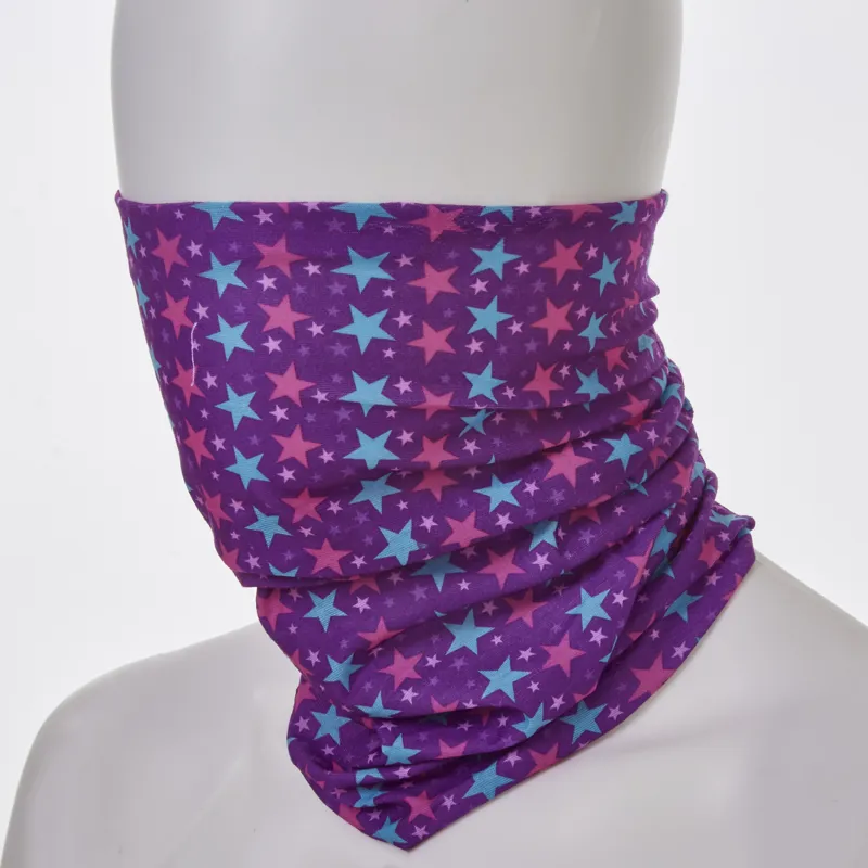 Areco Neck Warmer Girls Pink Stars