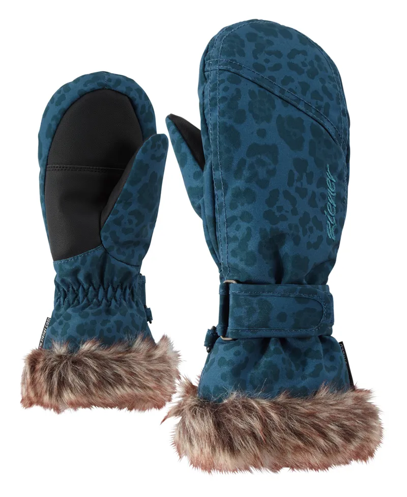 Ziener LETT AS glove junior skihandschoenen/wintersport | waterdicht ademend, zwart, 6