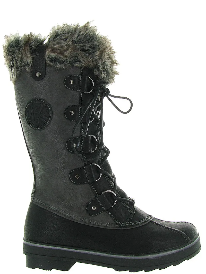 black snow boots womens