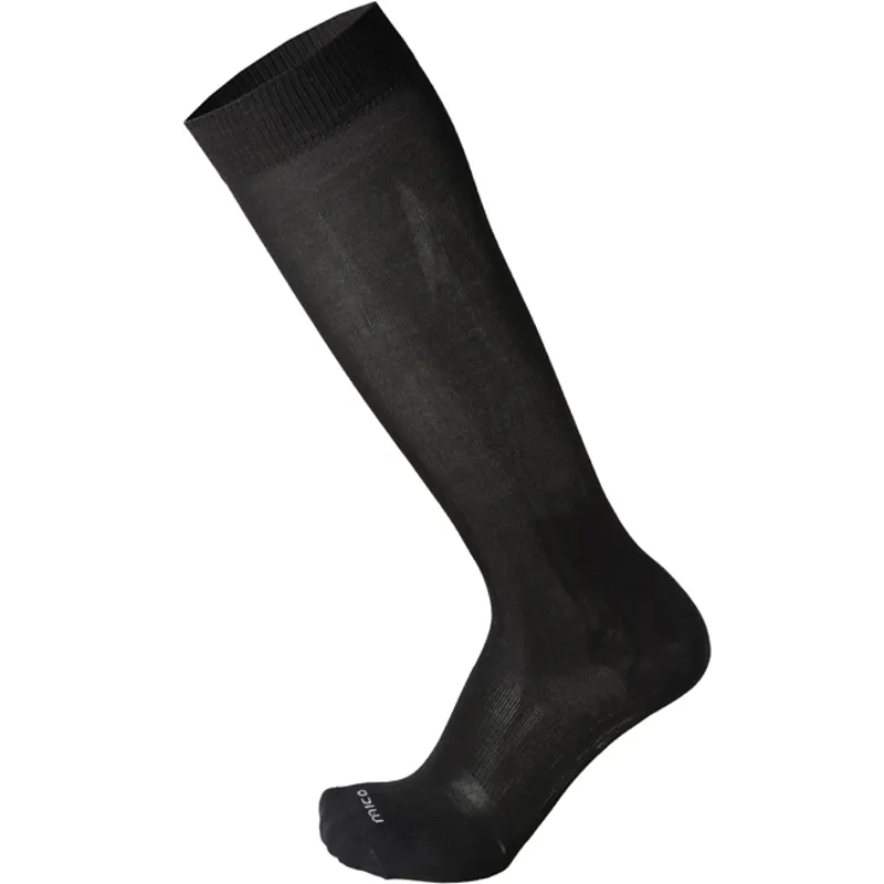 Mico 122 Superthermo Light weight Ski Sock Black