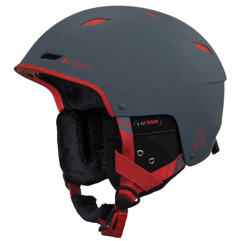 Cairn Equalizer Ski Helmet Mat Shadow / Poppy