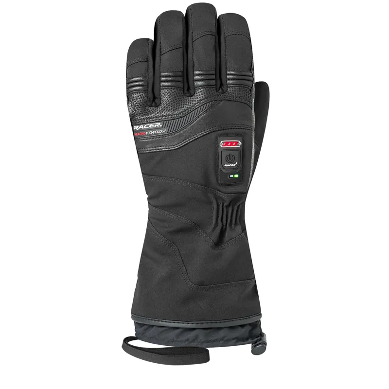Racer Connectic 3 Mens Battery Heated Ski Gloves 2020 Black