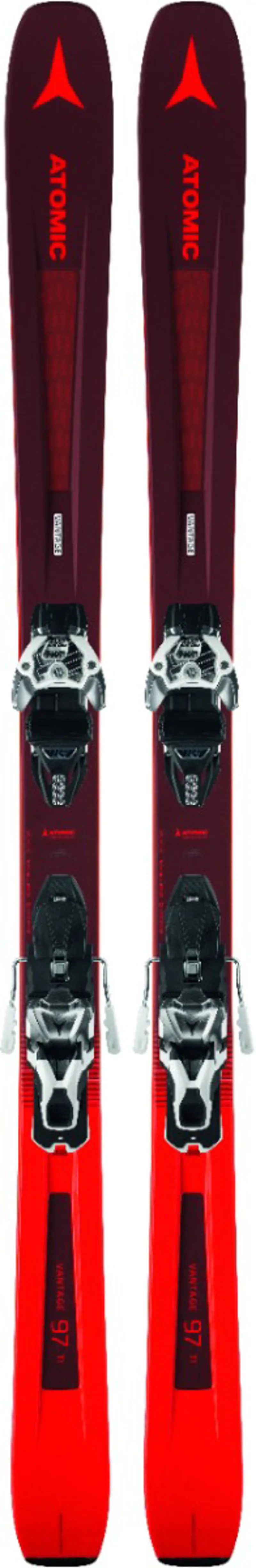 Atomic Vantage 97 Ti AllMountain Mens Skis with Warden 13 Bindings