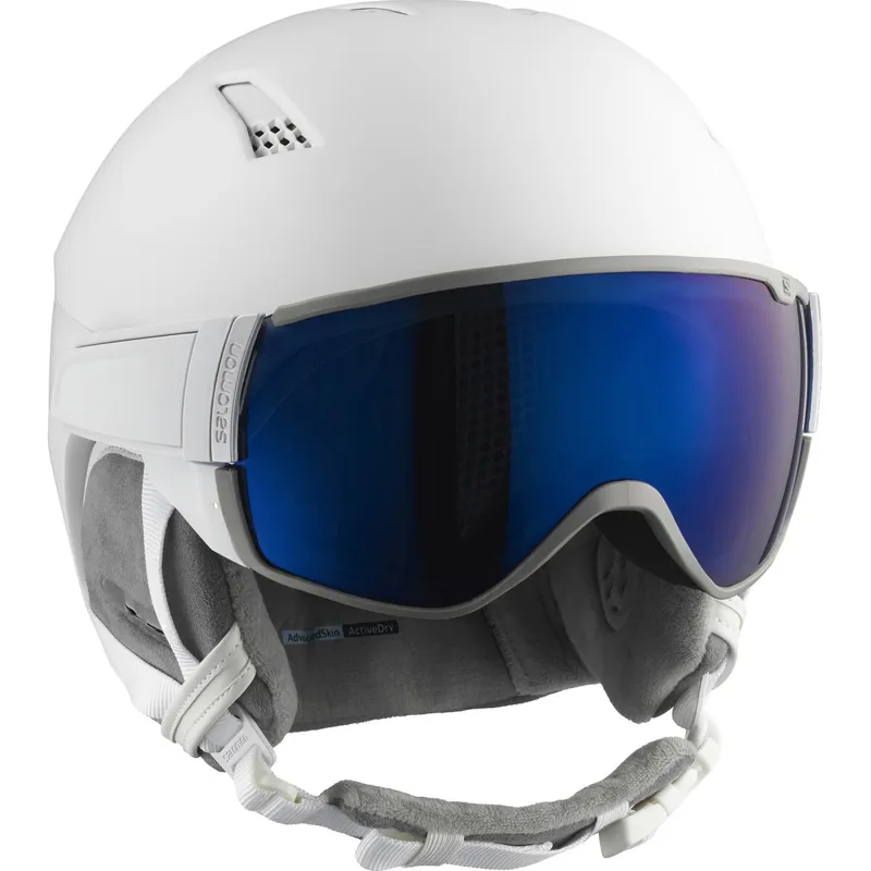 2021 Salomon Mirage+ Visor Ladies Ski Helmet White