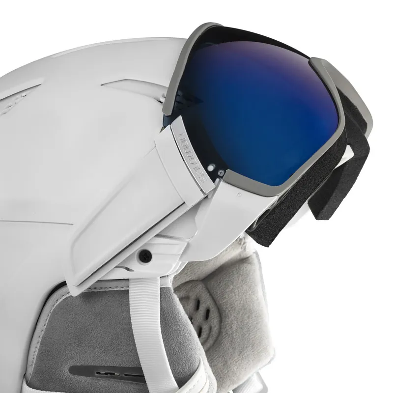 2021 Salomon Mirage+ Visor Ladies Ski Helmet White