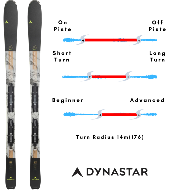 2025 Dynastar M-Cross 82 Konect skis + NX12 GW Bindings-5