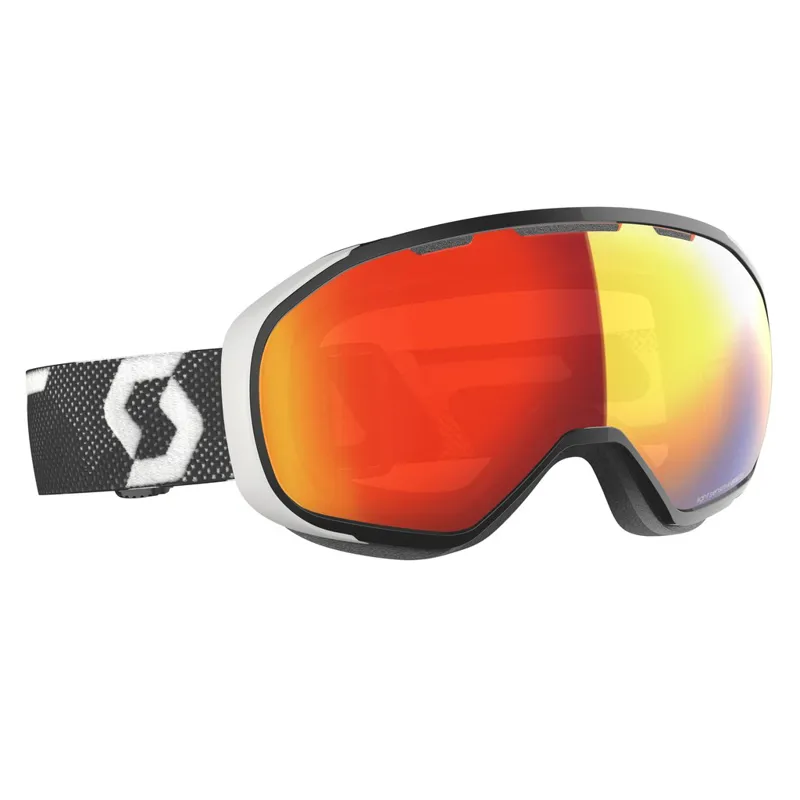 Scott Fix Ski Goggles 2020 Black White/Light Sensitive Red Chrome Lens