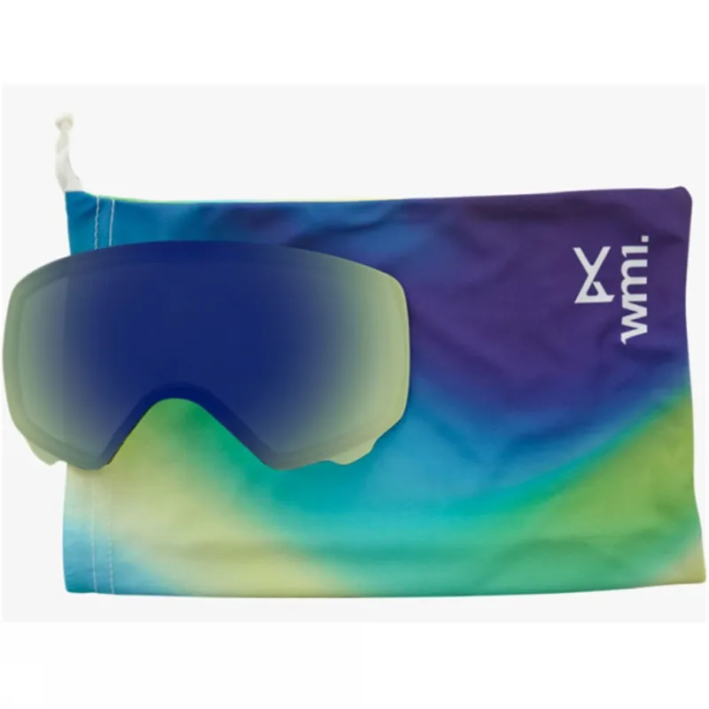 Anon WM1 Ladies Ski Goggle White/Pink SQ Mirror with Spare lens