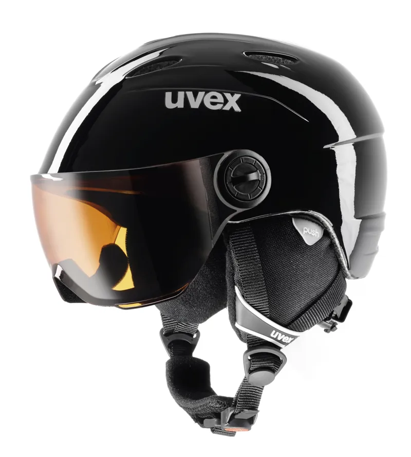 Uvex Junior Ski Visor Helmet Black