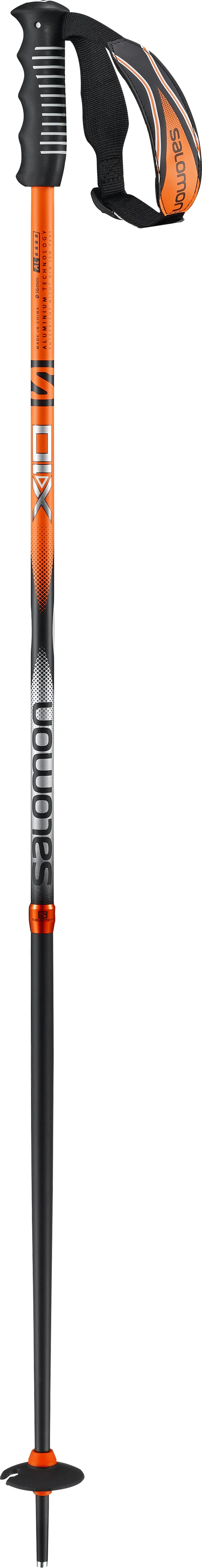 Salomon X 10 Ski Poles Black/Orange