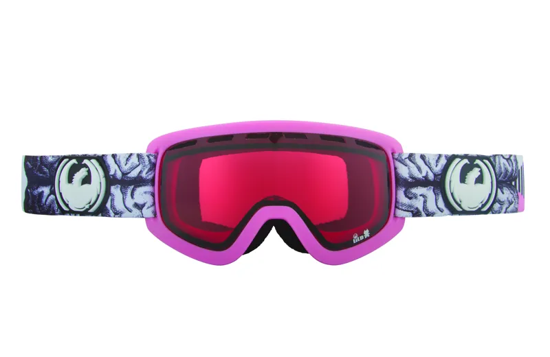 Dragon Lil D Girls ski Goggles Telepathic Elephants/Rose Lens