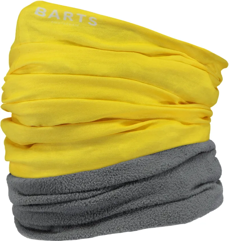 2023 Barts Multicol Polar Fleece Neck Warmer Yellow