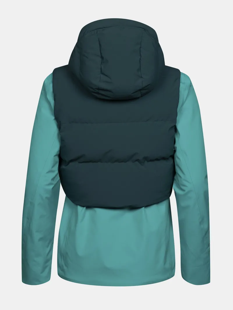2027 Halti Varion Womens 2 in 1 Ski Jacket Lapis Green-3