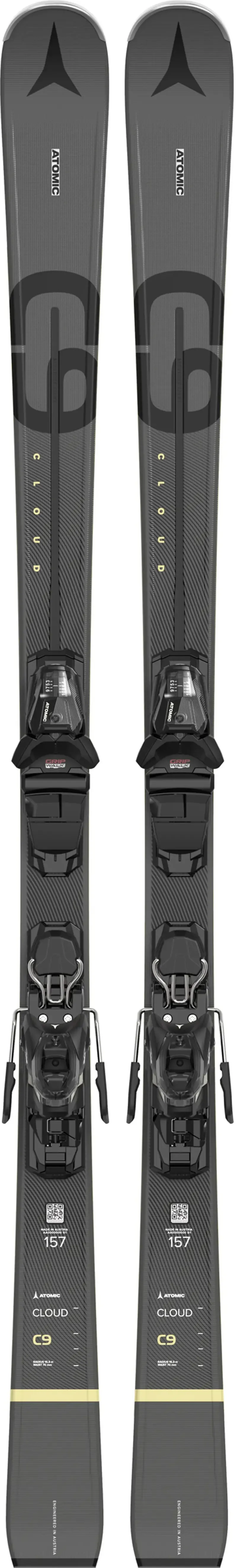 2023 Atomic Cloud C9 skis + M10 GW bindings