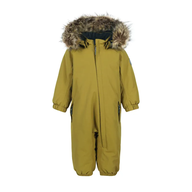 2023 Color kids cute kids snow suit mustard