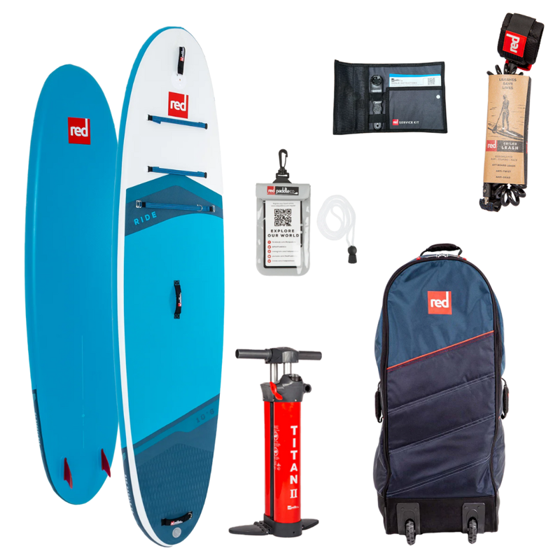 2026 Red Paddle Co 10.6 Ride Paddleboard Blue Set
