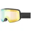 2026 Uvex Pyrit Vario ski goggles black green