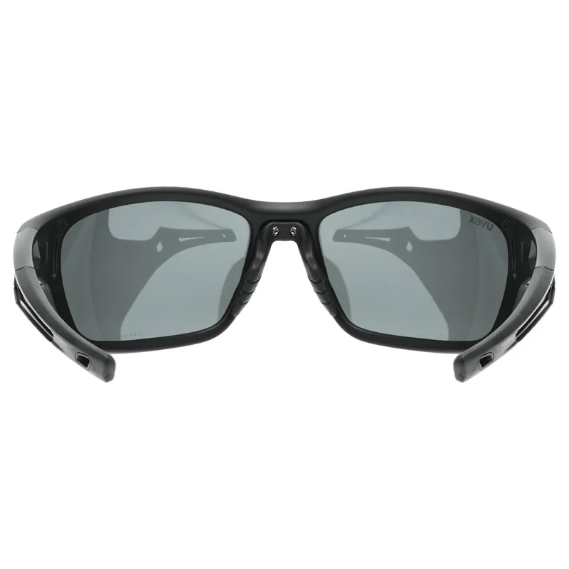 2026 Uvex 232 polarised sunglasses black/silver lens-2