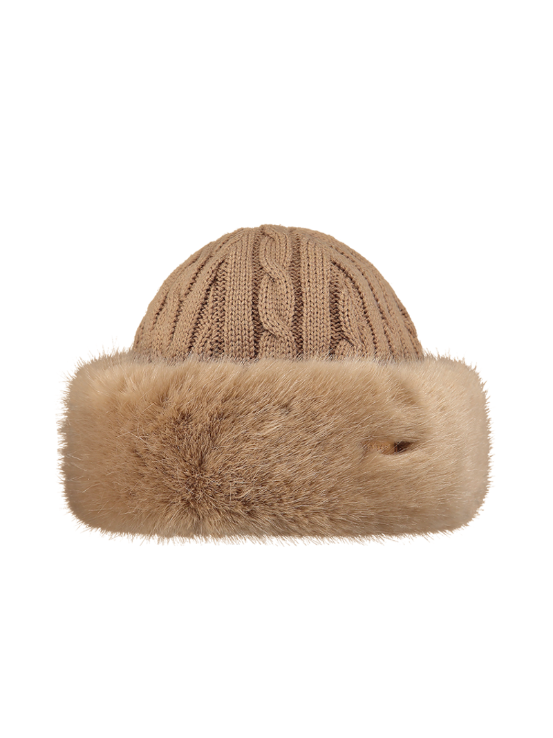 2027 Barts Women's Fur Cable Bandhat Light Brown