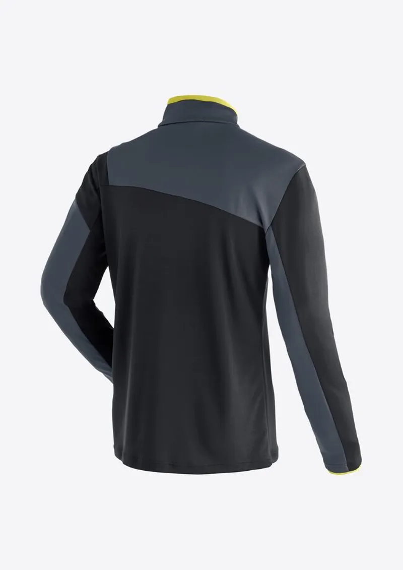 2023 Maier Soberg mens midlayer black/ombre blue-1