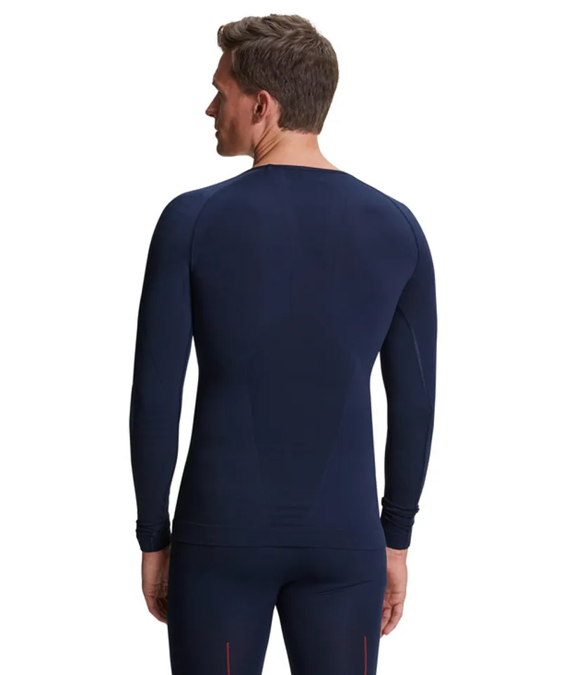 2023 Falke Warm mens base layer top blue-1