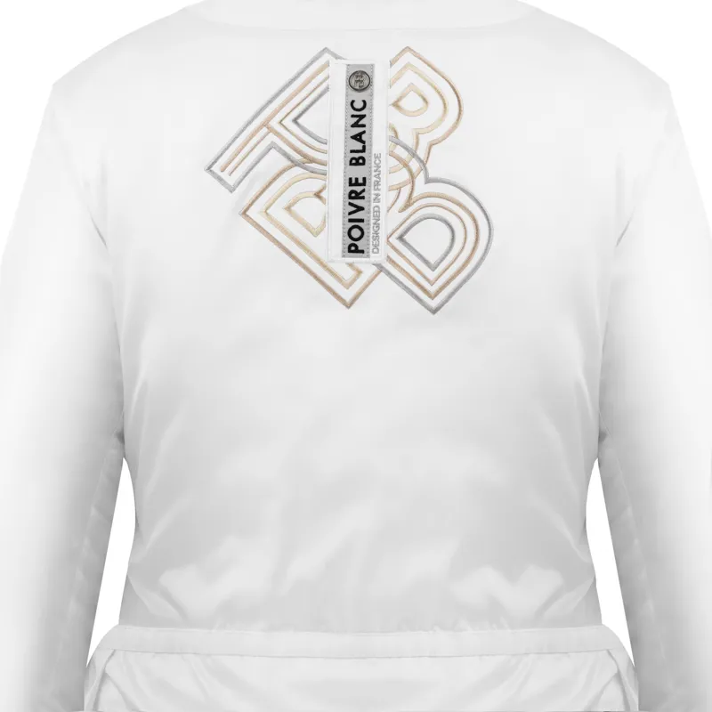 2023 Poivre Blanc Aztec Womens ski jacket white-1