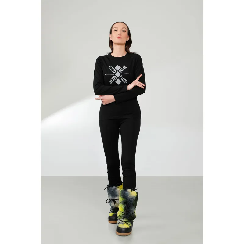 2024 Poivre Blanc Snowflake Womens base layer-1