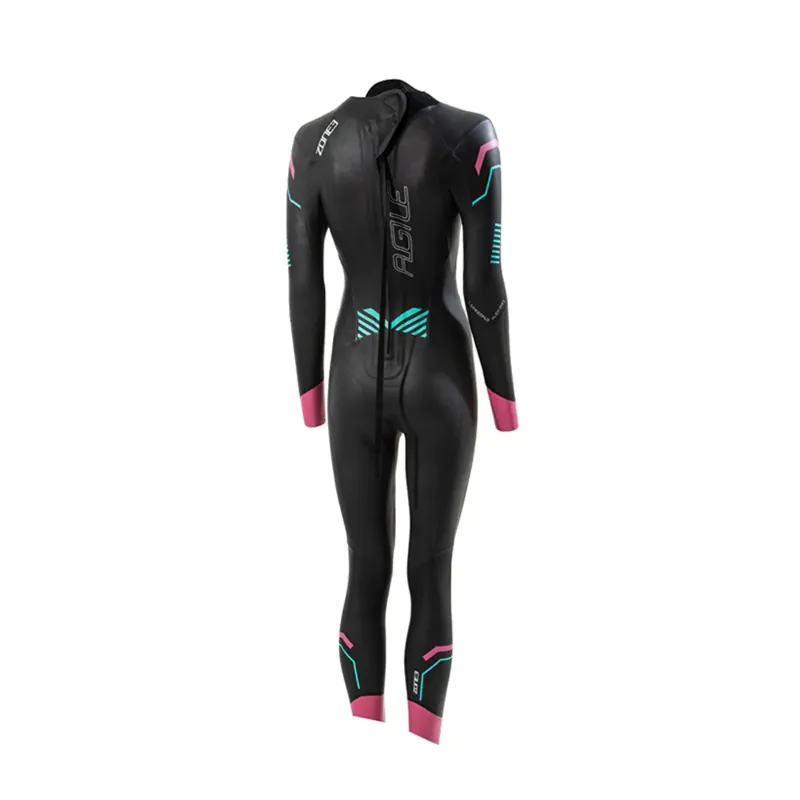 2023 Zone3 Agile wetsuit Womens black/pink-1