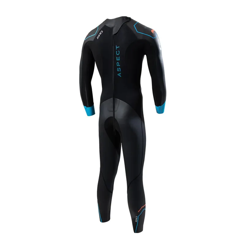 2023 Zone3 Aspect breaststroke wetsuit men's black/silver-1