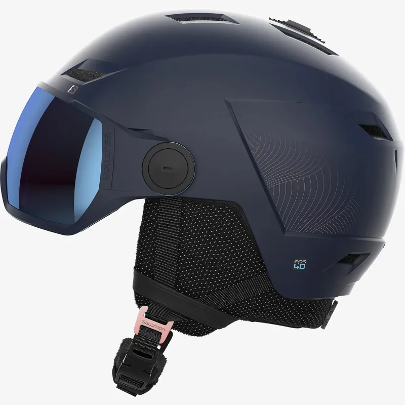 2023 Salomon Icon LT visor photo sigma ladies ski helmet Wisteria-1