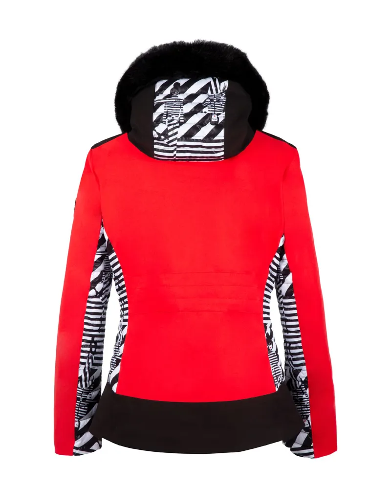 2023 HD Henri Duvillard Camille PR FF Womens ski jacket red-1