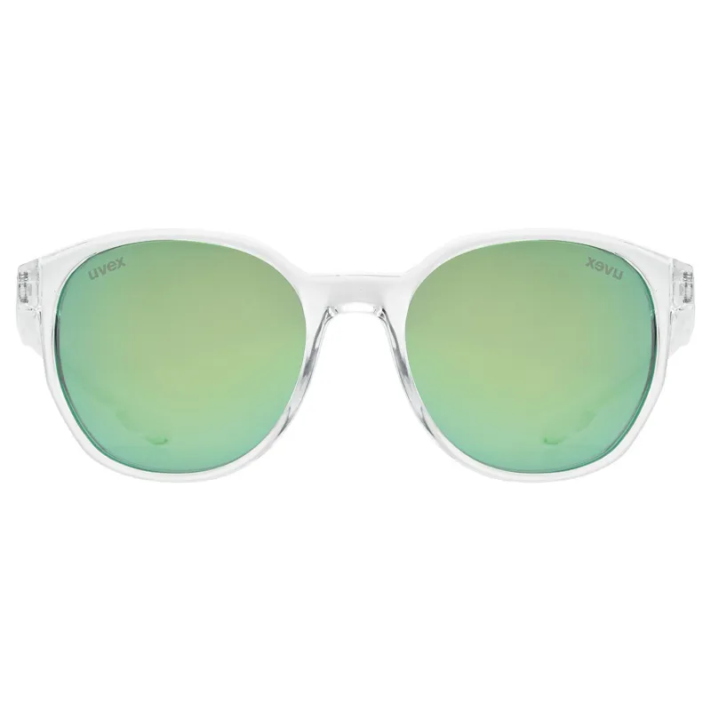 2026 Uvex LGL 54 sunglasses clear/green lens-3