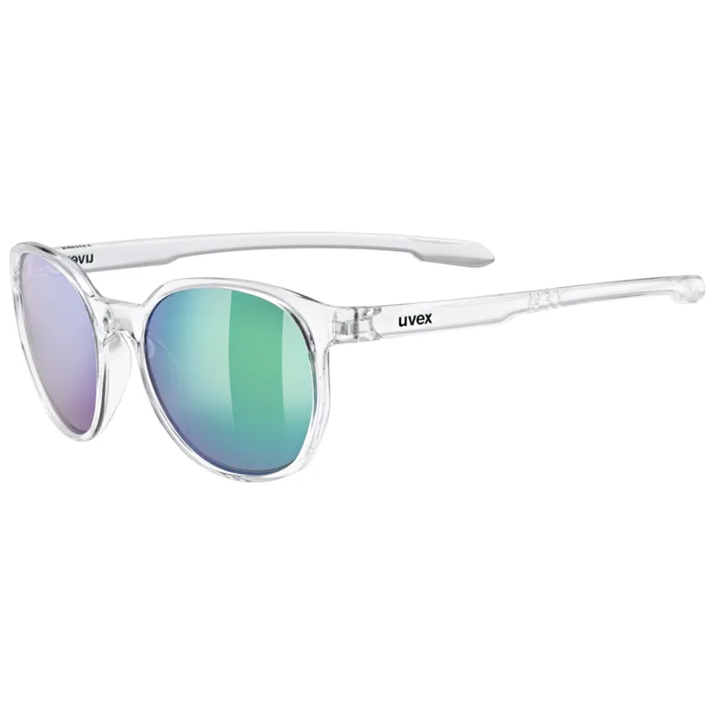 2026 Uvex LGL 54 sunglasses clear/green lens