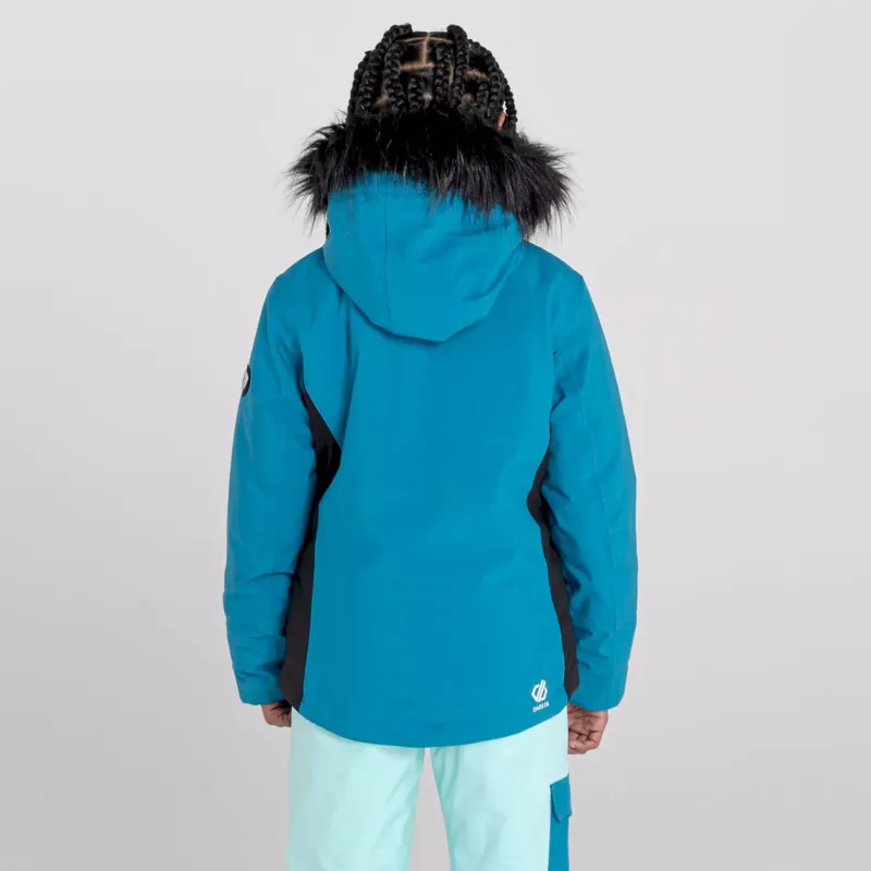 2022 Dare 2b Belief kids ski jacket teal-2