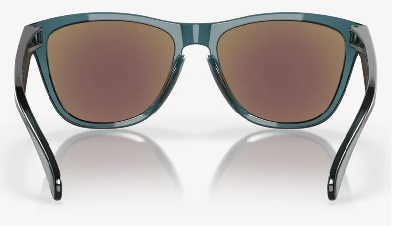 2025 Oakely Frogskins Crystal Black/Prizm Sapphire Polar Sunglasses-2