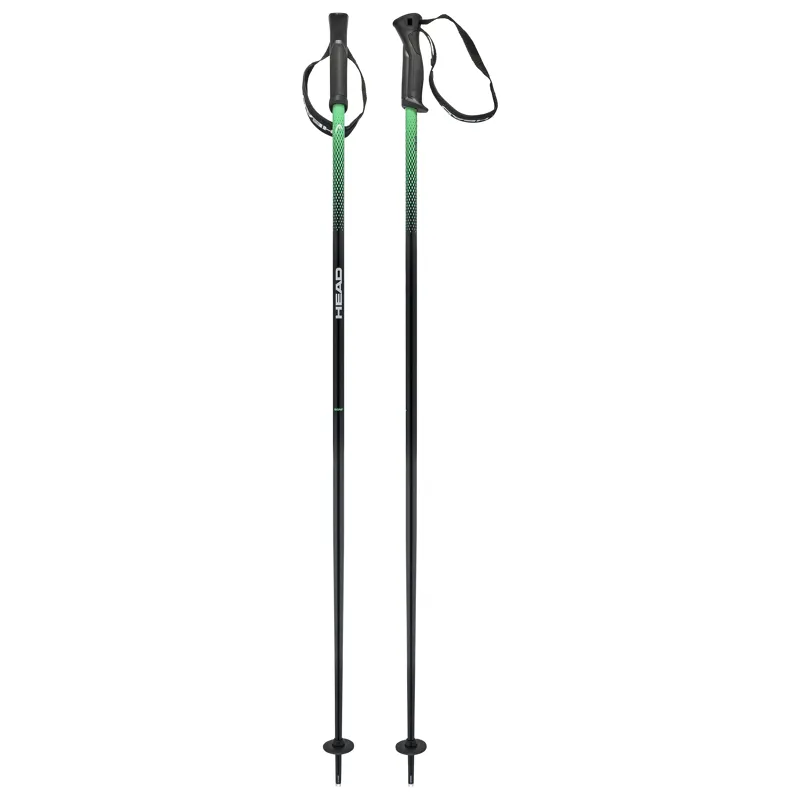 2025 Head Frontside ski poles black/green