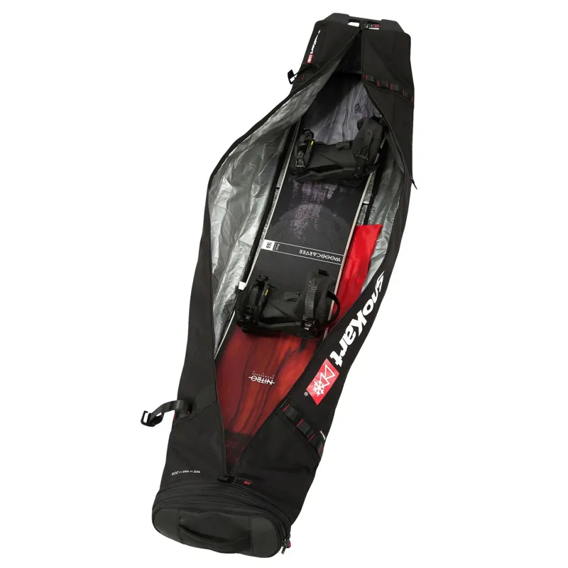 2026 Snokart 2 Ski Roller Zoom Ski Bag-3